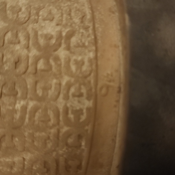 Sam Edelman Gold Sandals H-Style Bay Frey 2 Slip-On sz 9.5 - Picture 8 of 9